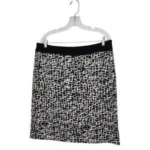 Preston & York P&Y Women's Wool Black/White Shirt Stretch Size 14
